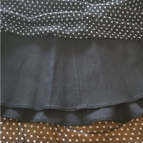 Rocksteady Black and White Polka Dot Swing Dress Size S - Picture 4 of 7